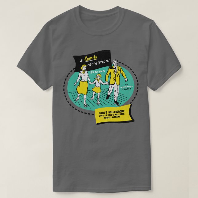 Byrds Rollerdrome TShirt T Shirt (Design framsida)