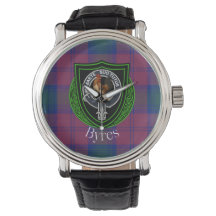 Byres Scottish Clan Tartan & Crest