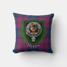 Byres skotska klan tartan och vapensköld
