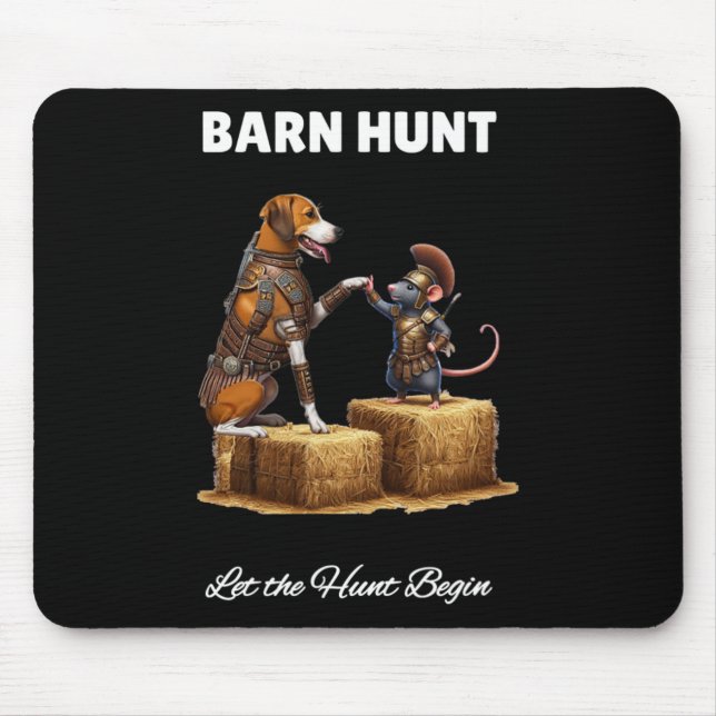 Byrn Hunt Älskare - Cute Warrior Råtta och America Musmatta (Framsidan)