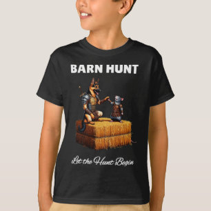 Byrn Hunt Älskare - Cute Warrior Råtta och German  T Shirt