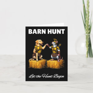 Byrn Hunt Älskare - Cute Warrior Råtta och Gult La Kort