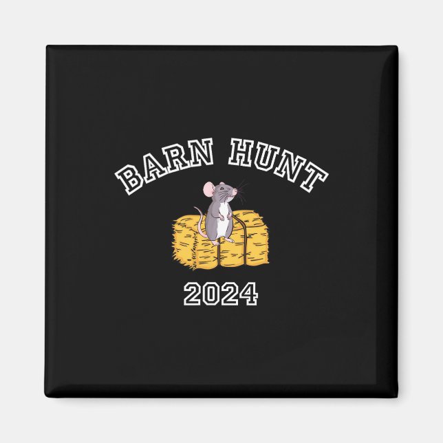 Byrn Hunt Älskare - Rn Hunt 2024 med Cute Råtta oc Magnet (Framsidan)