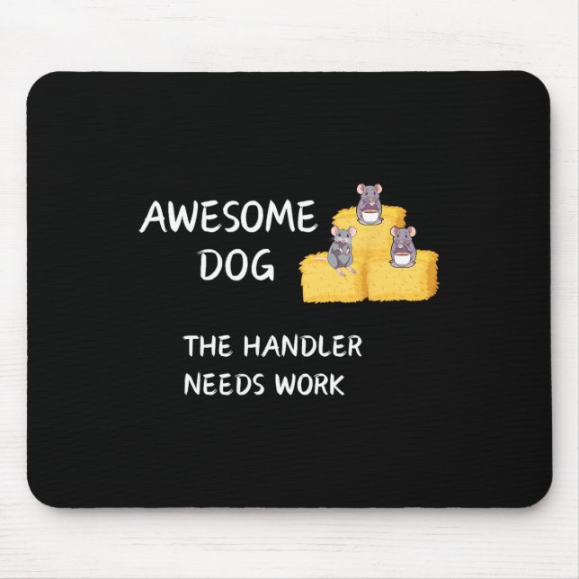 Byrn Hunt - Kaffe - Fantastisk Hund Handler Needs  Musmatta (Framsidan)