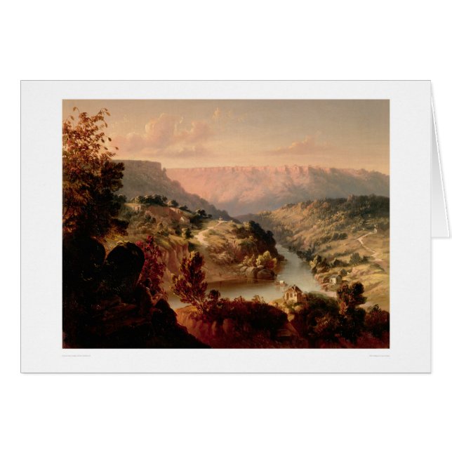 Byrnes färja på den Stanislaus floden (0707A) Hälsningskort (Framsidan Horizontal)