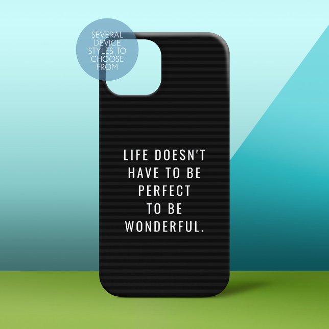 Byrnotan för Funny Classic Brev - Life (Personalized Phone Case)