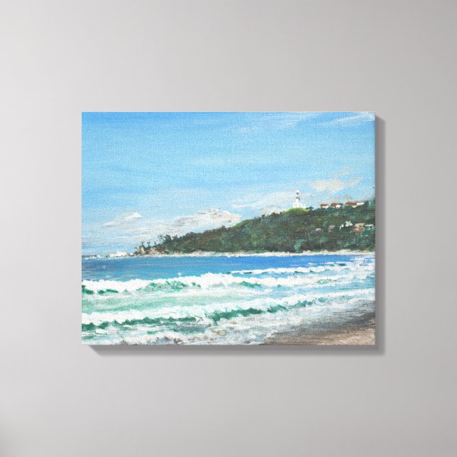 Byron Bay Australia. 27.11.1998 Canvastryck (Framsida)