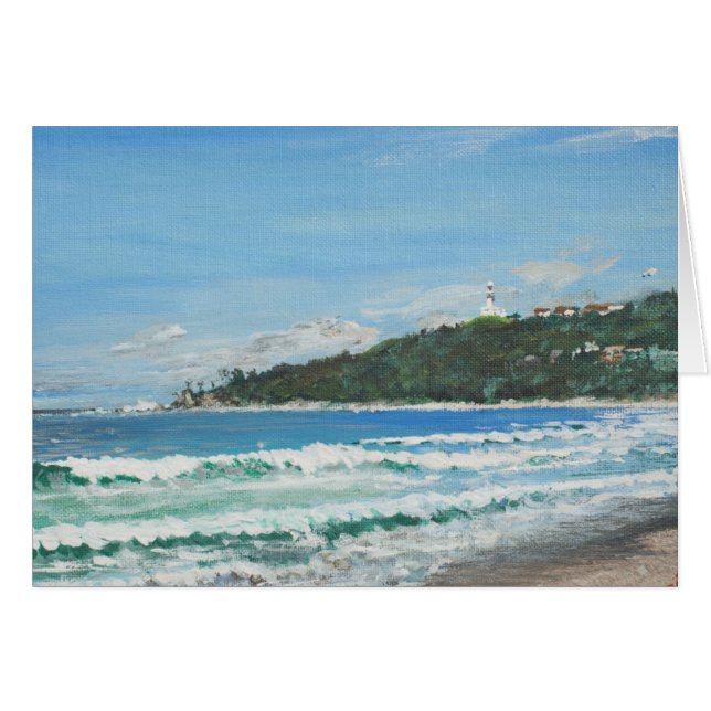 Byron Bay Australia. 27.11.1998 Hälsningskort (Framsidan Horizontal)