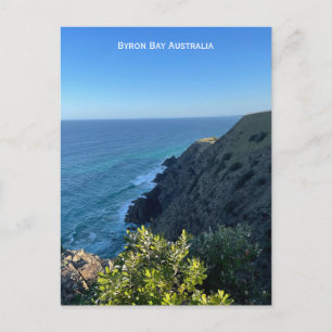 Byron Bay Australia sea view 1 Vykort