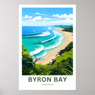 Byron Bay Australia Travel Skriv ut Poster