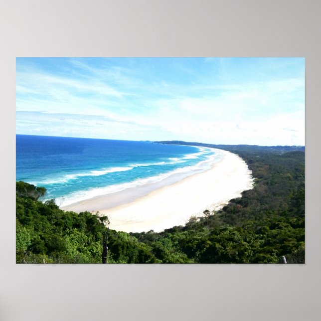 Byron Bay Beach View Poster (Framsidan)