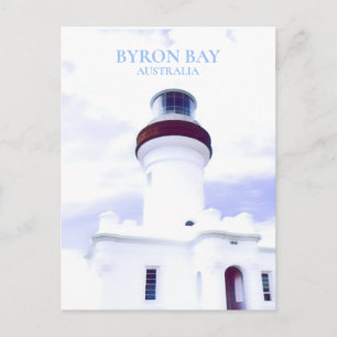 Byron Bay fythouse town NSW Australia Vykort