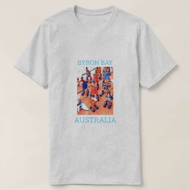 Byron Bay, söta kuststad Australien reser T Shirt (Design framsida)
