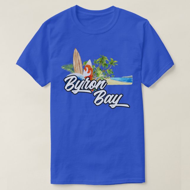 Byron Bay surfa T Shirt (Design framsida)