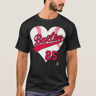Byron Buton Baseball Heart Gameday T Shirt