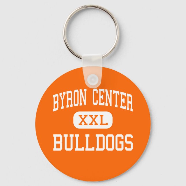 Byron Center - Bulldog - High - Byron Center Nyckelring (Framsida)