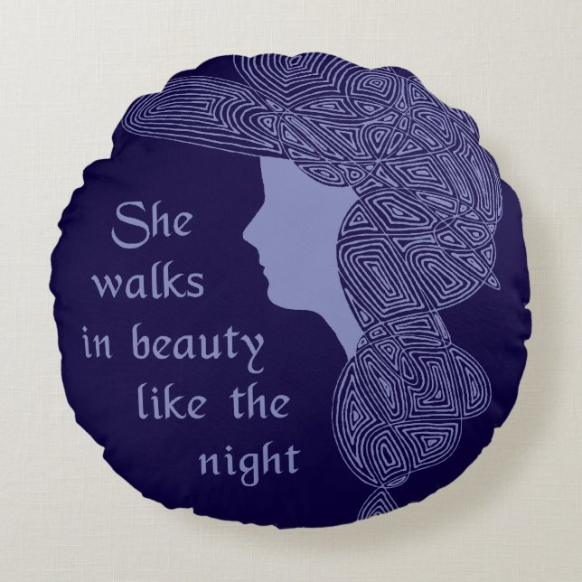 Byrons Dam Rund Kudde (Framsidan)