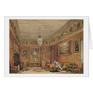 Byrons rum i Palazzo Mocenigo, Venedig (w/c på p Hälsningskort