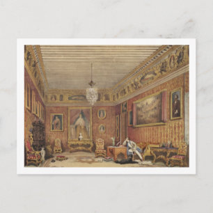 Byrons rum i Palazzo Mocenigo, Venedig (w/c på s Vykort