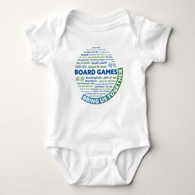 Byrspel för med oss Baby Shirt T Shirt (Framsida)