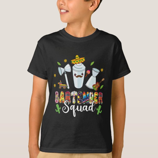 Byrtender Squad Lets Fiesta Cinco De Mayo Mexican T Shirt (Framsida)