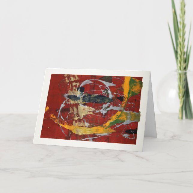 Bysantinsk julhälsningskort i guld helgkort (Framsida)