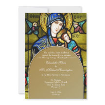 Bysantinsk katolskt fasteglat glas Bröllop