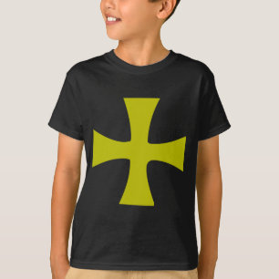 Bysantinsk kors av guld t-shirt