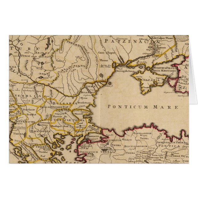 Bysantinska imperiet hälsningskort (Framsidan Horizontal)