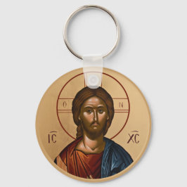 Bysantinska kristna ortodoxa ikoner: Jesus Kristus Nyckelring