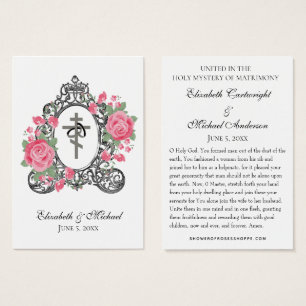 Bysantinska ortodoxa Östran Rite Bröllop Heliga Ca Visitkort