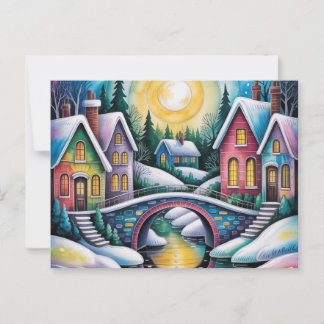 Byscen NAIVE ART Vykort
