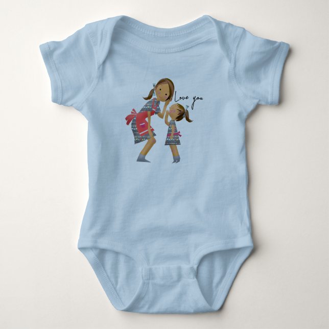 Bysdräkosten kärlek baby t shirt (Framsida)