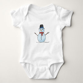 Bysdräkosten snögubbe baby t shirt
