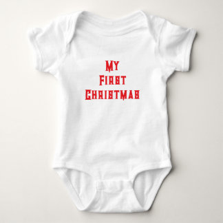 Bysdräkt av baby för julklump t shirt