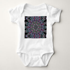 Bysdräkt av baby med mandala 2 t shirt