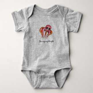 Bysdräkt av bläckfisk, baby t shirt