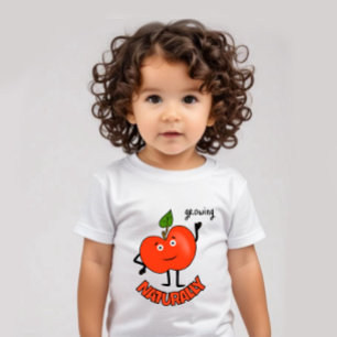 Bysdräkt av rödäpple baby t shirt