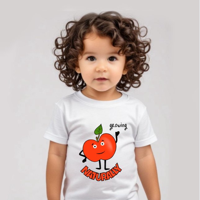 Bysdräkt av rödäpple baby t shirt (Skapare uppladdad)