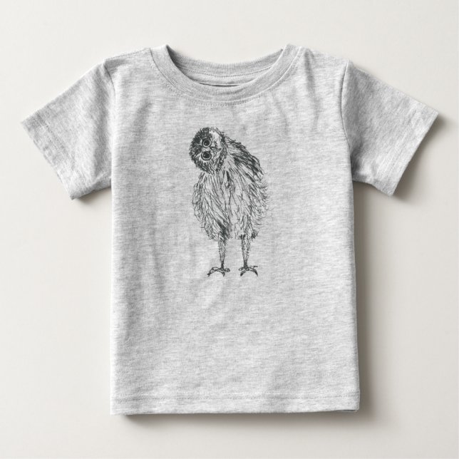Bysdräkt av uggla chick baby t shirt (Framsida)