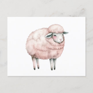 Bysdräkt i baby av klaviskt lamm vykort