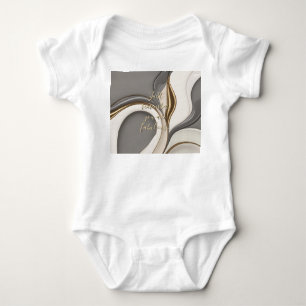 Bysdräkt i baby i snyggt grafik t shirt