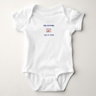 Bysdräkt i baby monogrammen t shirt