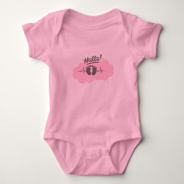Bysdräkt i baby t shirt (Framsida)