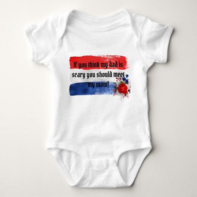 Bysdräkt i baby t shirt (Framsida)