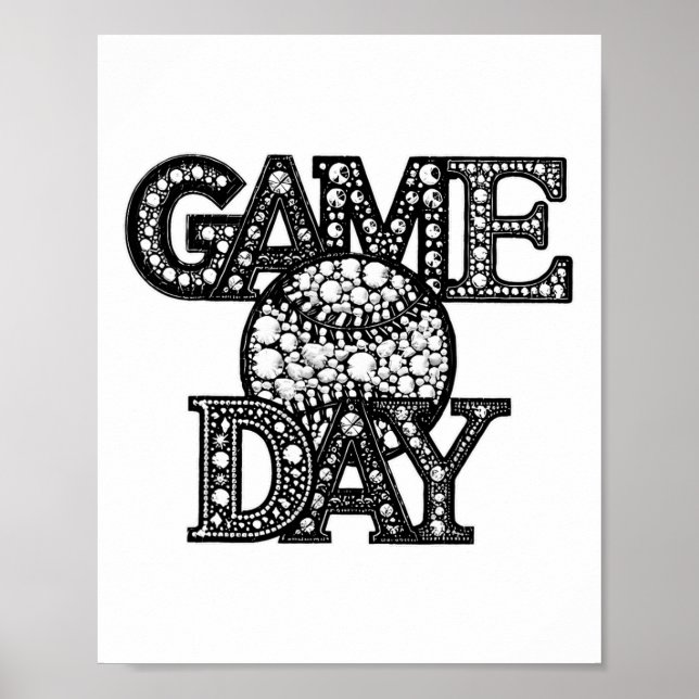 Bysebyl Rhinestone Bysebyl Player Sport m Poster (Framsidan)