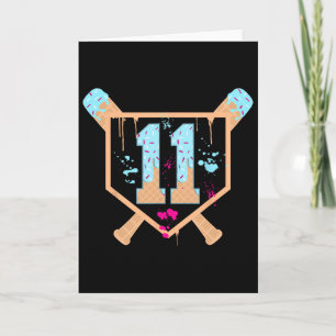 Bysebyll 11 år gammal Glass Drip 11-årsdag Kort