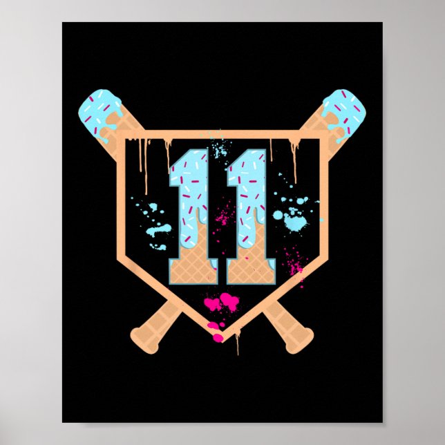 Bysebyll 11 år gammal Glass Drip 11-årsdag  Poster (Framsidan)