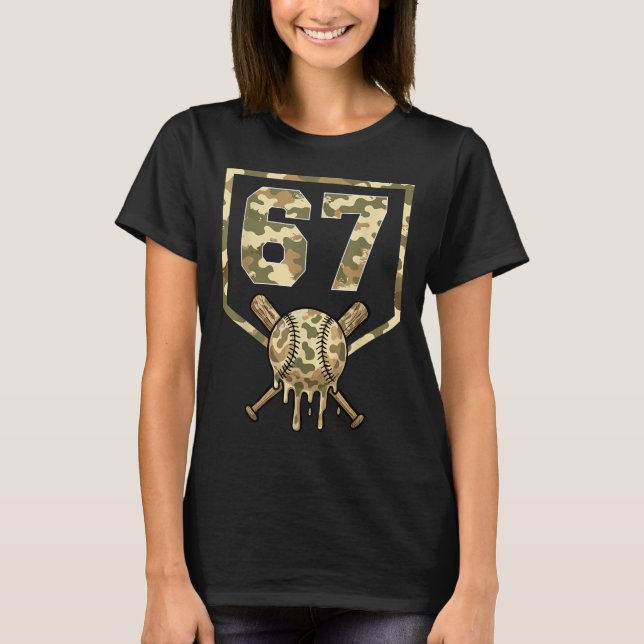 Bysebyll 67 Drip Boys Glassis Drippar Six Seven T Shirt (Framsida)