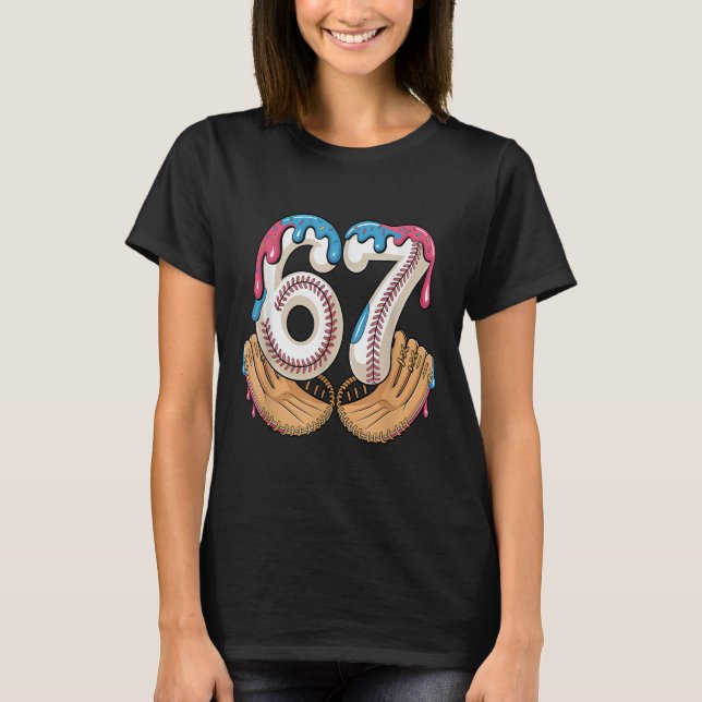 Bysebyll 67 - Glass Strömmar 67 Meme Rollig Spelar T Shirt (Framsida)